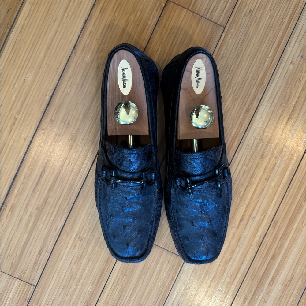 Ferragamo Ostrich Loafers